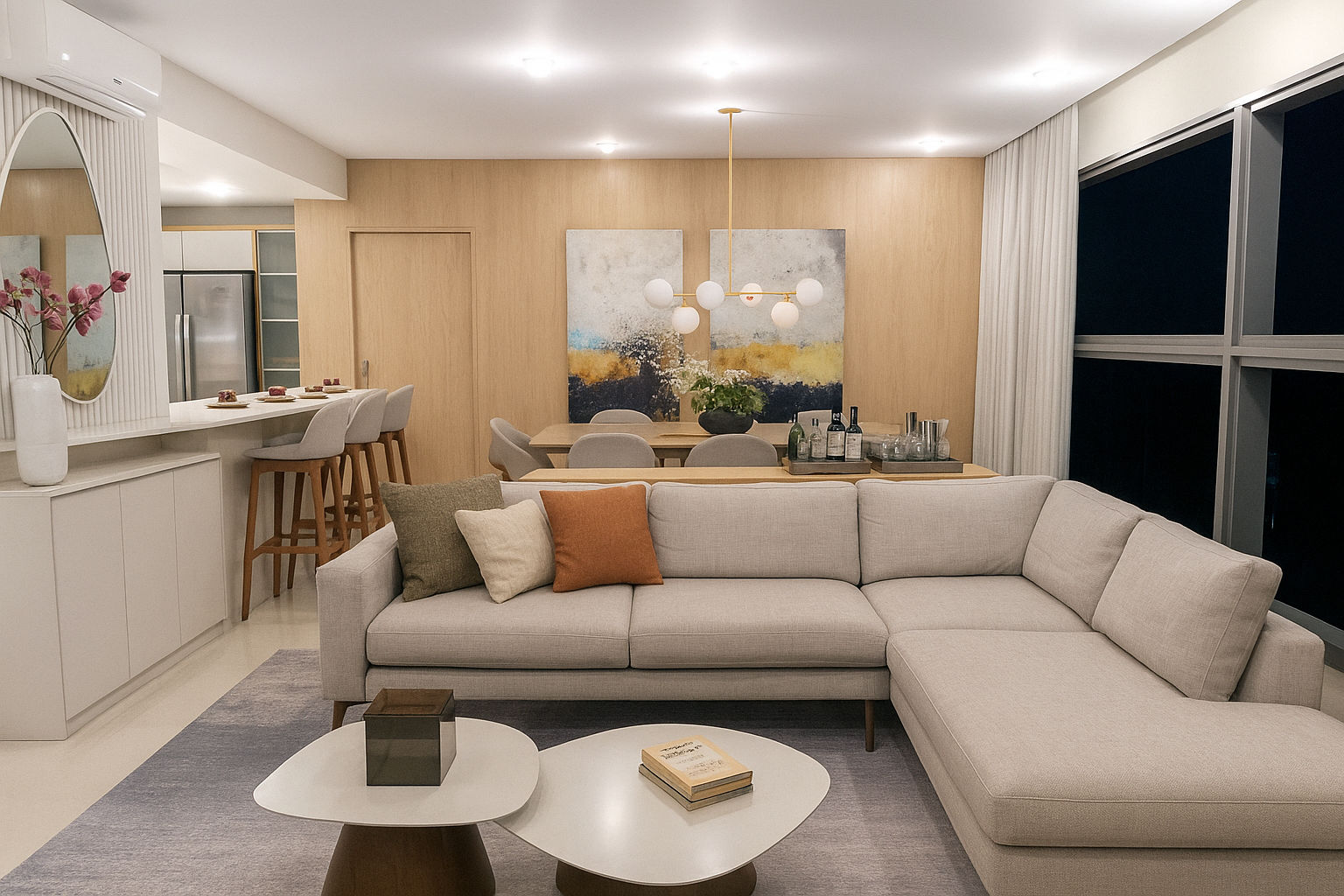 Sala de estar planejada